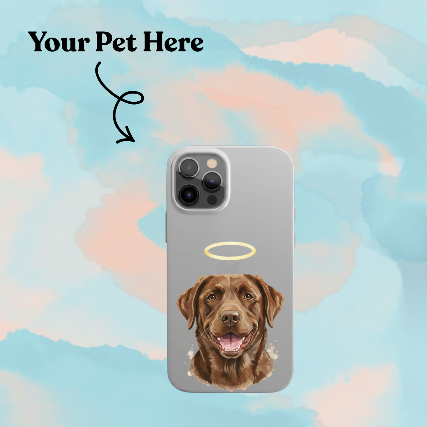Memorial Pet Portrait Phone Case