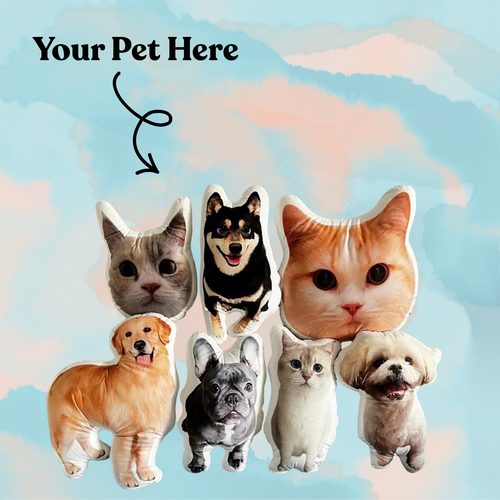 Custom Shaped Pet Pillows - EU (Printify)